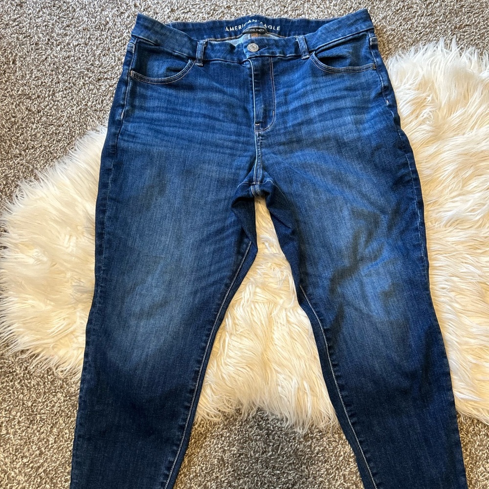 American Eagle Outfitters Curvy Jeggings - Dark Blue
